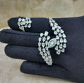 Diamond bangle and ring